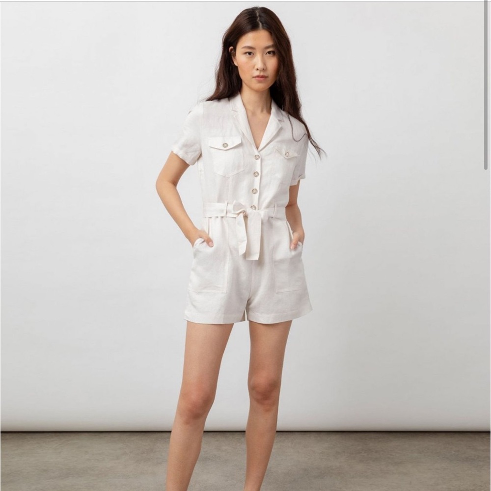 Rails Georgie Cream Romper Size Xs - Picture 2 of 8